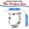 Rose Tulip Flower Cookie Cutter 3.25 in B1560, CookieCutter.com, Tin Plated Steel, Handmade in the USA